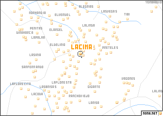 map of La Cima