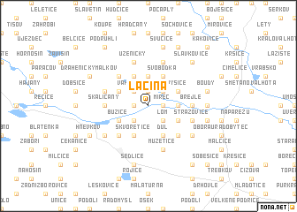 map of Laciná