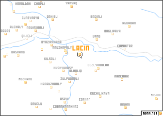 map of Laçın