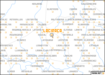 map of La Ciraca