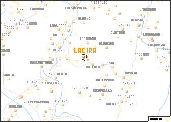 map of La Cira