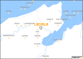 map of La Cirila