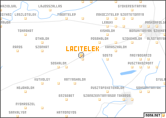 map of Lacitelek