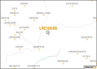 map of La Ciudad