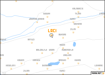 map of Lāči