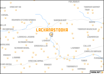 map of Lackanastooka