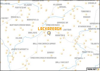 map of Lackareagh