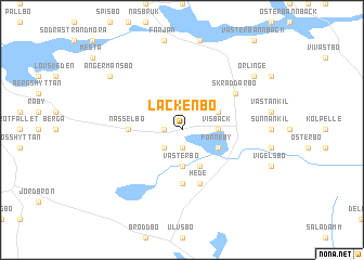 map of Läckenbo