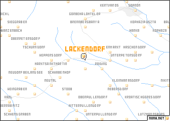 map of Lackendorf