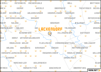 map of Lackendorf