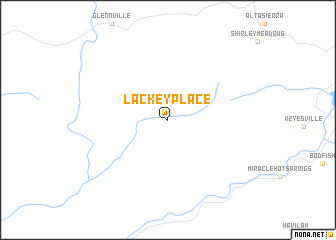 map of Lackey Place