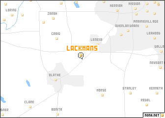 map of Lackmans