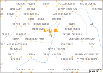 map of Lackov