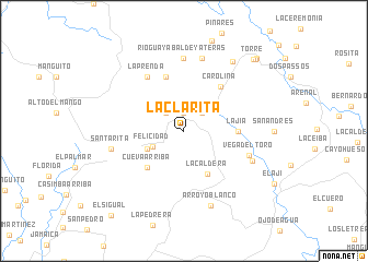 map of La Clarita