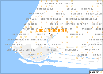 map of La Clinarderie