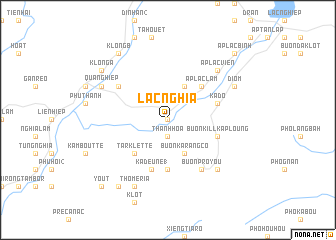 map of Lac Nghĩa