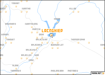 map of Lạc Nghiệp