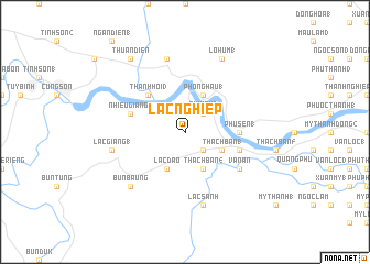 map of Lạc Nghiệp