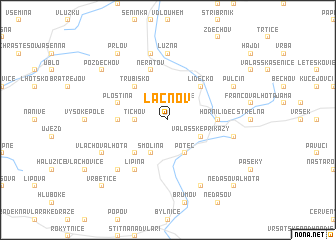 map of Lačnov