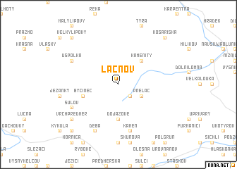 map of Lačnov