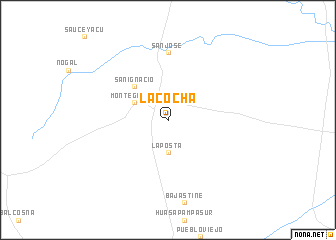 map of La Cocha