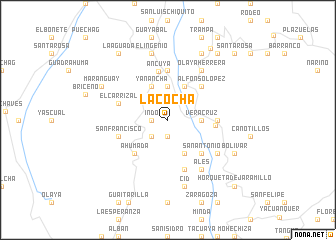 map of La Cocha