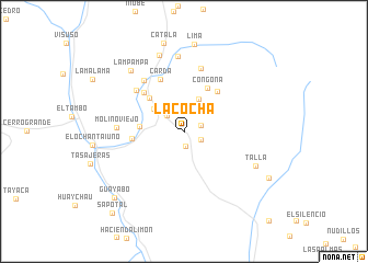 map of La Cocha