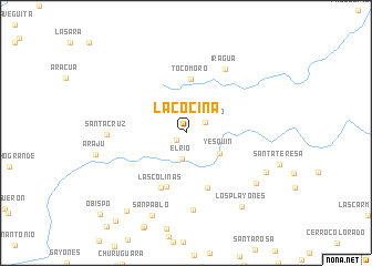 map of La Cocina