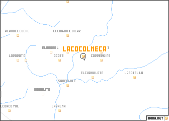 map of La Cocolmeca