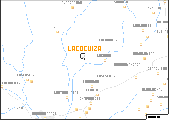 map of La Cocuiza