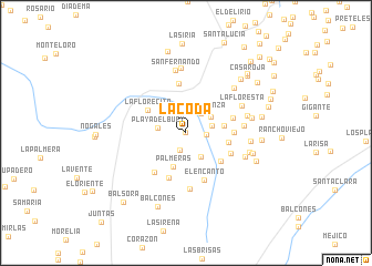 map of La Coda