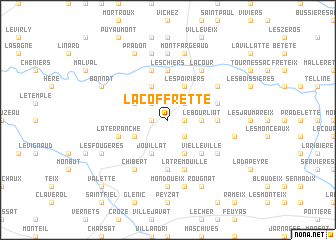 map of La Coffrette