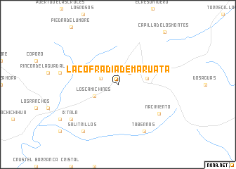 map of La Cofradía de Maruata