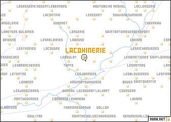 map of La Cohinerie