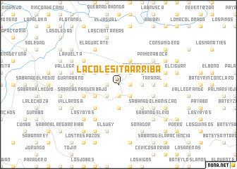 map of La Colesita Arriba
