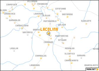 map of La Colina