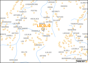 map of Lacolio