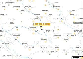 map of La Collina