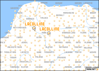 map of La Colline