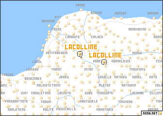 map of La Colline