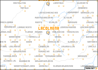 map of La Colmena