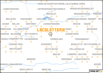 map of La Colotterie