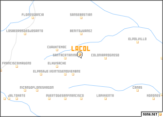 map of La Col