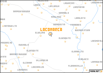 map of La Comarca