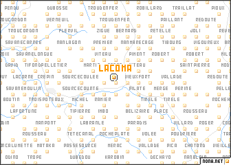 map of Lacoma