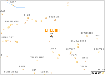 map of Lacoma