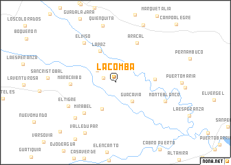 map of La Comba