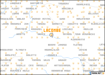 map of Lacombe