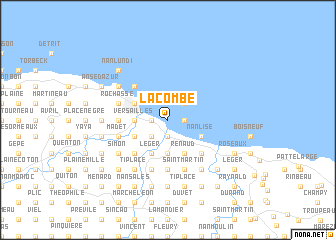 map of Lacombe