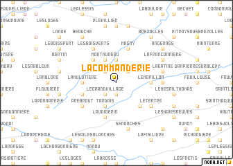 map of La Commanderie
